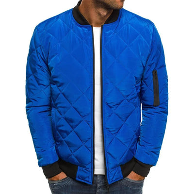 MICHAEL | CASUAL-JACKE AUS PREMIUM-QUALITÄT MIT RAUTEN-DESIGN