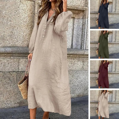 Luna™ - Langärmeliges Midikleid (1+1 GRATIS)