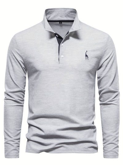 Bernd - Klassisches Langarm Poloshirt für Herren