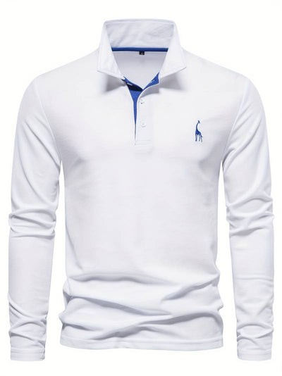 Bernd - Klassisches Langarm Poloshirt für Herren